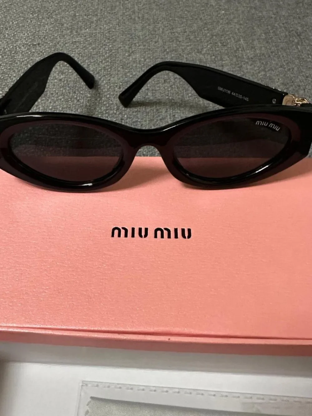 Black Miu Miu Sunglasses